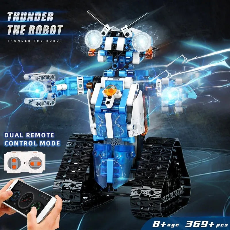 Building Blocks Tech APP RC Expert STEM Robot Programming Bricks Toy Construction Set Toys - 4