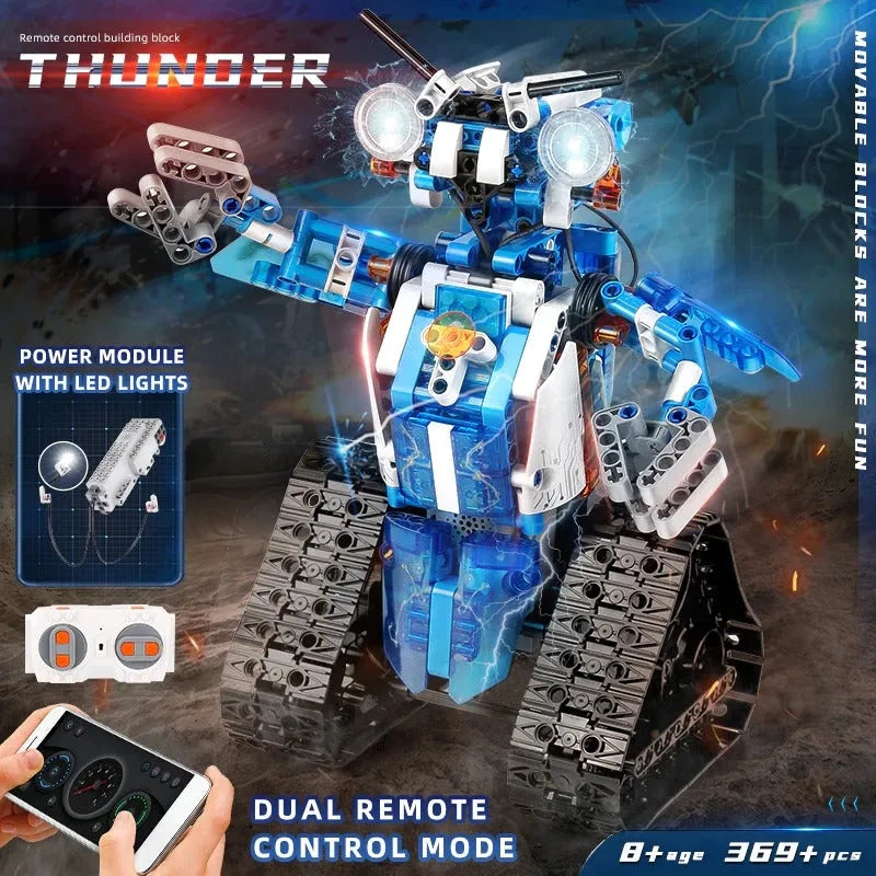 Building Blocks Tech APP RC Expert STEM Robot Programming Bricks Toy Construction Set Toys - 5