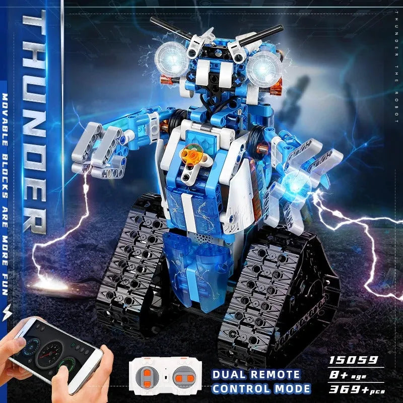 Building Blocks Tech APP RC Expert STEM Robot Programming Bricks Toy Construction Set Toys - 2
