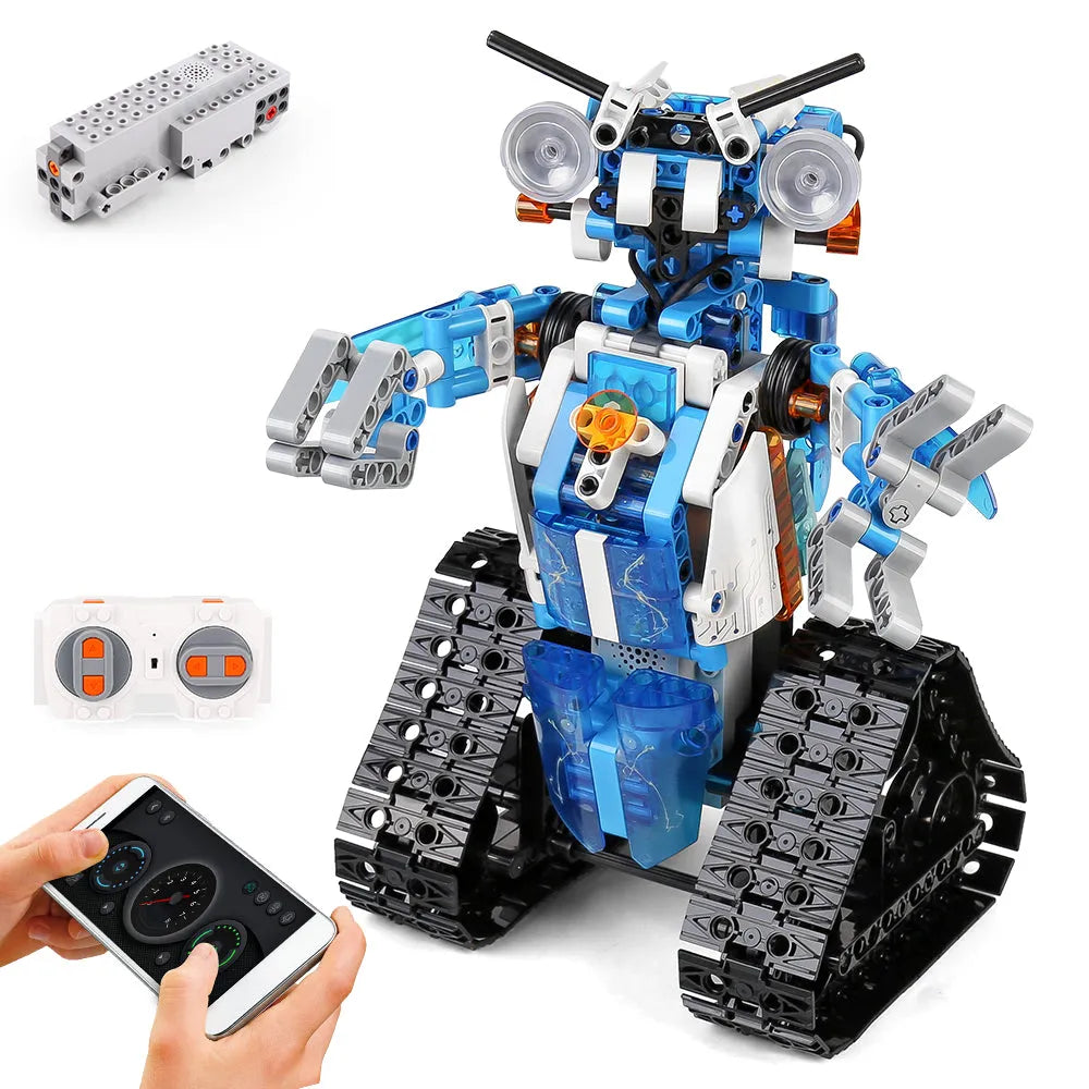 Building Blocks Tech APP RC Expert STEM Robot Programming Bricks Toy Construction Set Toys - 1