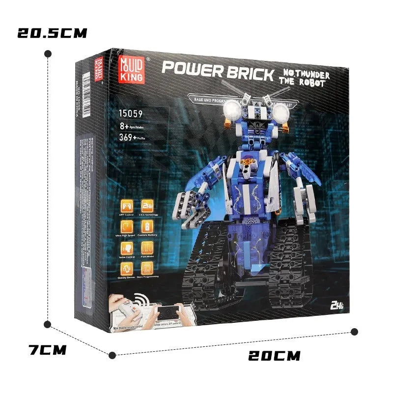 Building Blocks Tech APP RC Expert STEM Robot Programming Bricks Toy Construction Set Toys - 6