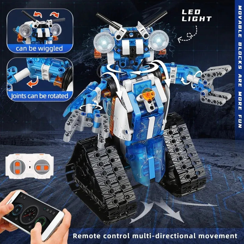 Building Blocks Tech APP RC Expert STEM Robot Programming Bricks Toy Construction Set Toys - 3