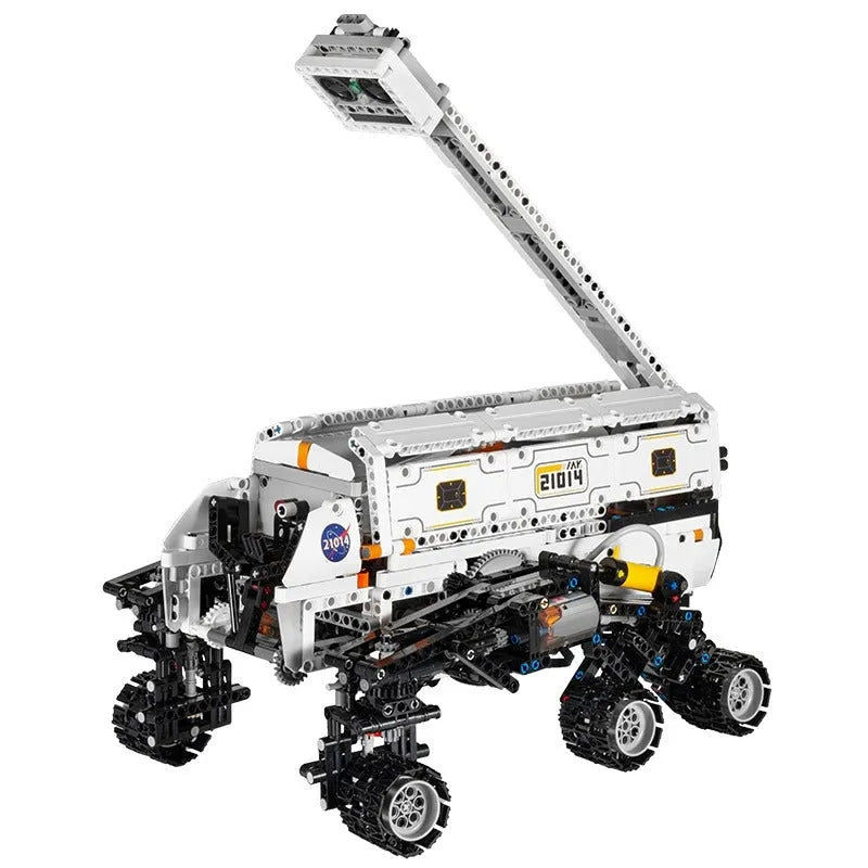 Building Blocks Tech APP RC Motorized Mars Explorer Space Vehicle Bricks Toys Construction Set Toys - 8