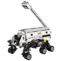 Thumbnail for Building Blocks Tech APP RC Motorized Mars Explorer Space Vehicle Bricks Toys Construction Set Toys - 8