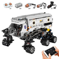 Thumbnail for Building Blocks Tech APP RC Motorized Mars Explorer Space Vehicle Bricks Toys Construction Set Toys - 1