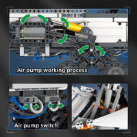 Thumbnail for Building Blocks Tech APP RC Motorized Mars Explorer Space Vehicle Bricks Toys - 5