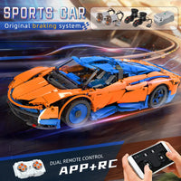 Thumbnail for Building Blocks Tech MOC 13098 APP RC Speedtail Racing Car Bricks Toy - 2