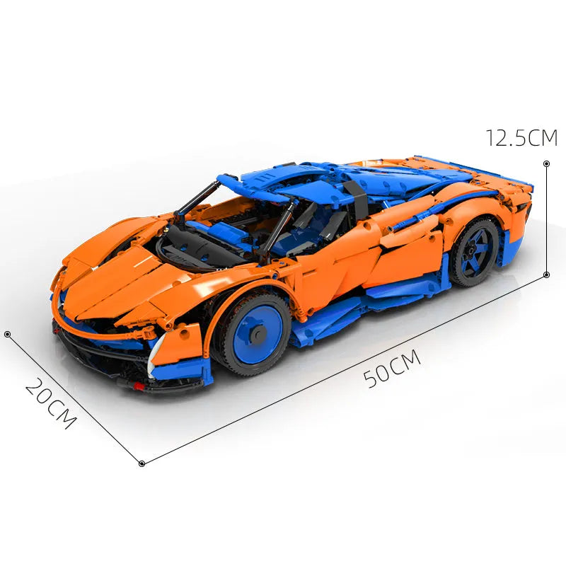 Building Blocks Tech MOC 13098 APP RC Speedtail Racing Car Bricks Toy - 7