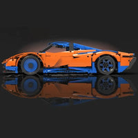 Thumbnail for Building Blocks Tech MOC 13098 APP RC Speedtail Racing Car Bricks Toy - 10
