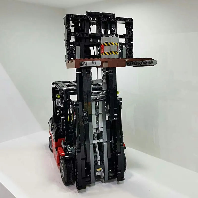 Building Blocks Tech MOC 13106 RC APP City Forklift Loader Truck Bricks Toy Construction Set Toys - 5
