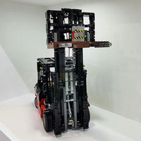 Thumbnail for Building Blocks Tech MOC 13106 RC APP City Forklift Loader Truck Bricks Toy - 5