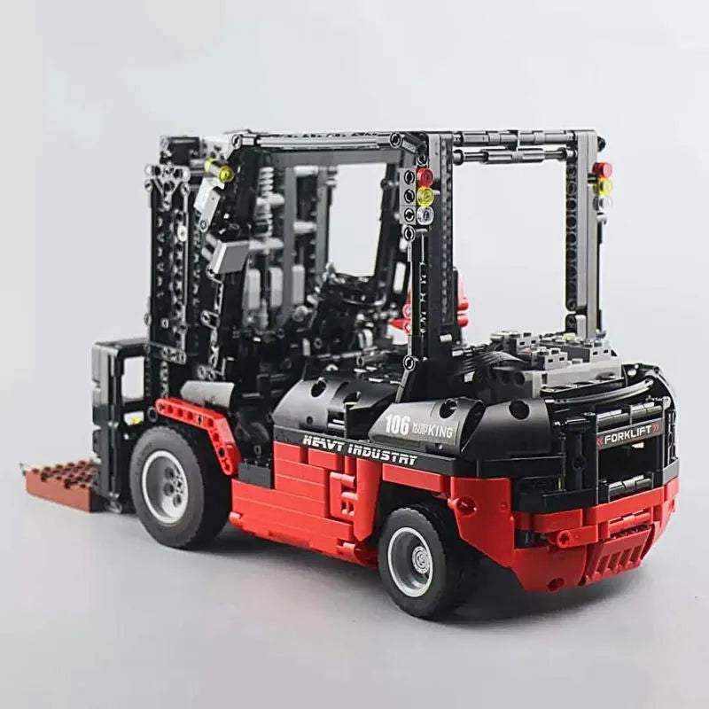 Building Blocks Tech MOC 13106 RC APP City Forklift Loader Truck Bricks Toy Construction Set Toys - 1