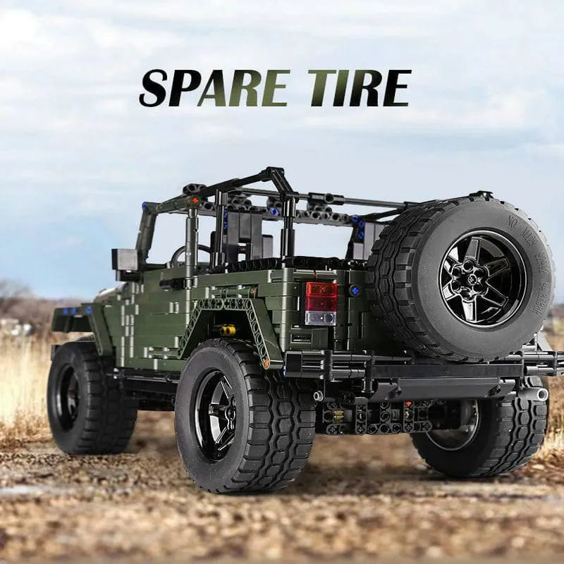 Building Blocks Tech MOC 13124 AWD Adventure Off-Road Car Bricks Toys Construction Set Toys - 8