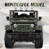 Thumbnail for Building Blocks Tech MOC 13124 AWD Adventure Off-Road Car Bricks Toys Construction Set Toys - 11