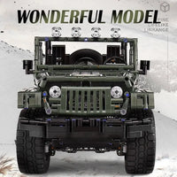 Thumbnail for Building Blocks Tech MOC 13124 AWD Adventure Off - Road Car Bricks Toys - 11