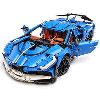 Thumbnail for Building Blocks Tech MOC 13125 Bugatti Divo Racing Car Bricks Toys - 6