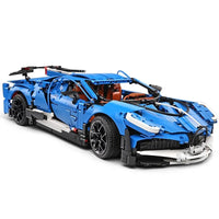 Thumbnail for Building Blocks Tech MOC 13125 Bugatti Divo Racing Car Bricks Toys Construction Set Toys - 4