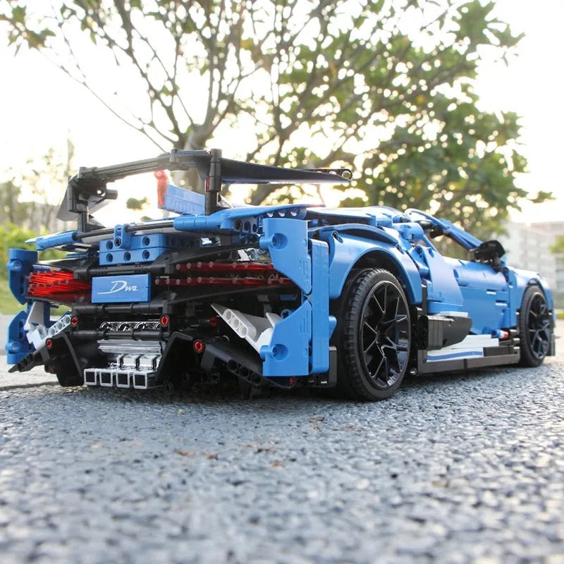 Building Blocks Tech MOC 13125 Bugatti Divo Racing Car Bricks Toys Construction Set Toys - 9