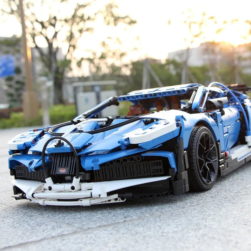 Building Blocks Tech MOC 13125 Bugatti Divo Racing Car Bricks Toys Construction Set Toys - 8