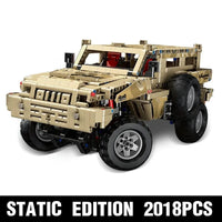 Thumbnail for Building Blocks Tech MOC 13131 Marauder Off-Road Truck SUV Bricks Toys Construction Set Toys - 3