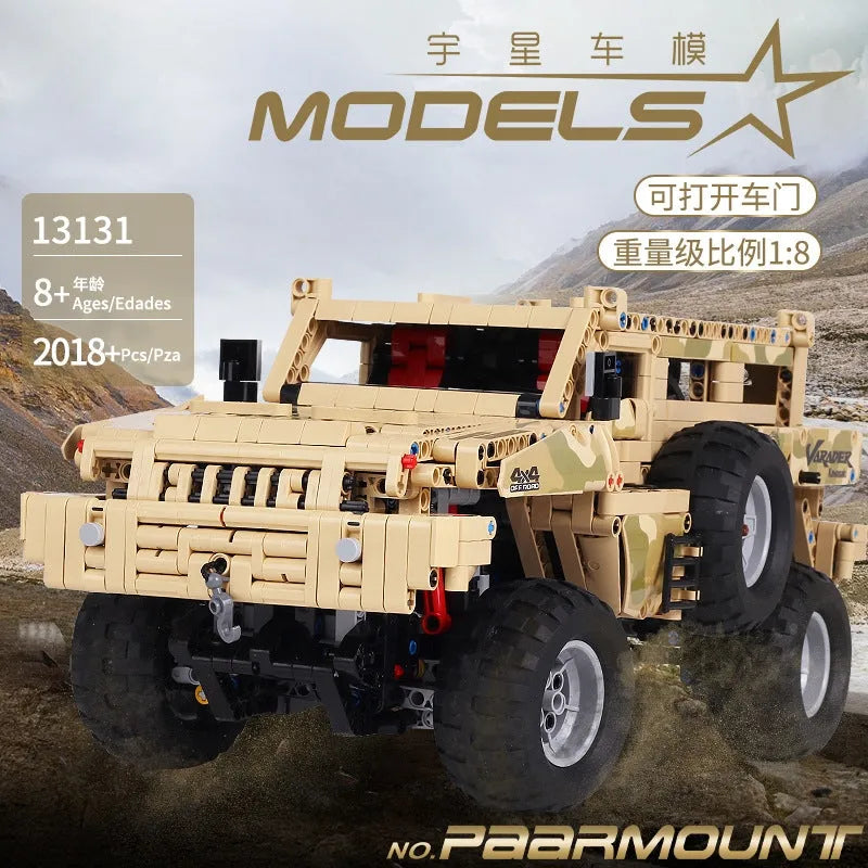 Building Blocks Tech MOC 13131 Marauder Off-Road Truck SUV Bricks Toys Construction Set Toys - 2