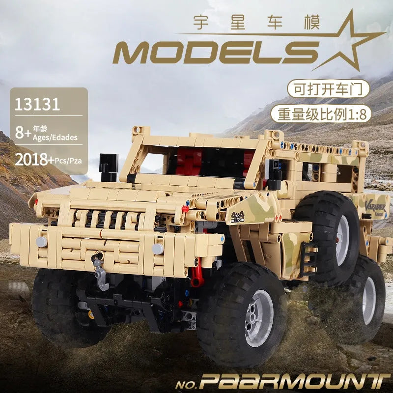 Building Blocks Tech MOC 13131 Marauder Off - Road Truck SUV Bricks Toys - 2