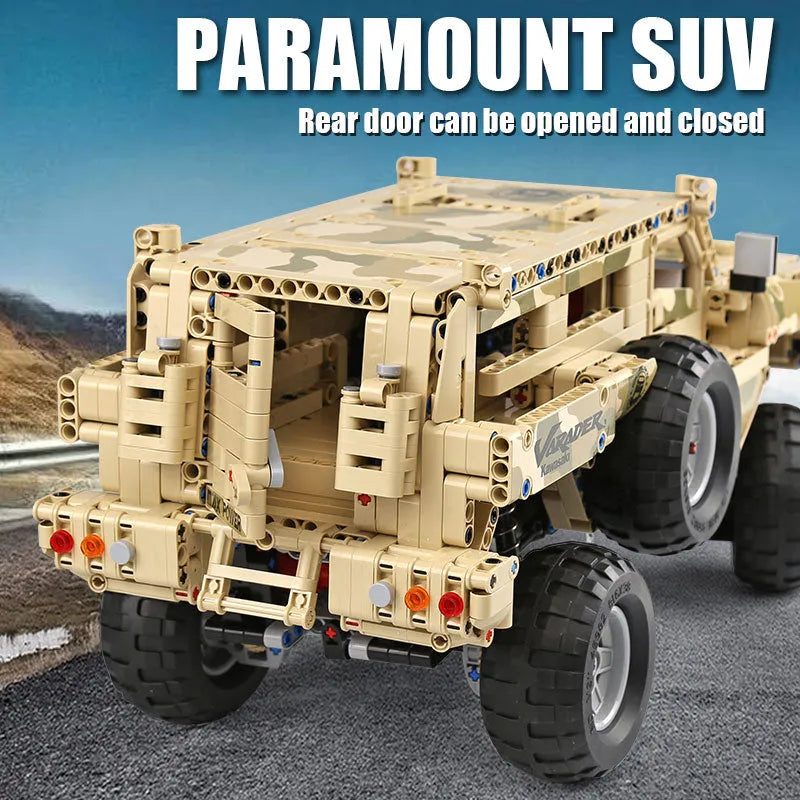 Building Blocks Tech MOC 13131 Marauder Off - Road Truck SUV Bricks Toys - 9