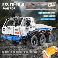 Thumbnail for Building Blocks Tech MOC 13144 APP Motorized Heavy Tow Truck Bricks Toy Construction Set Toys - 3