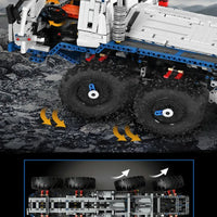 Thumbnail for Building Blocks Tech MOC 13144 APP Motorized Heavy Tow Truck Bricks Toy - 21