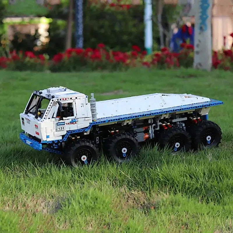Building Blocks Tech MOC 13144 APP Motorized Heavy Tow Truck Bricks Toy - 16