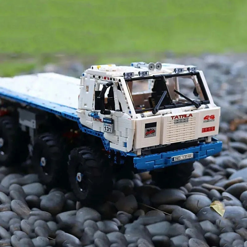 Building Blocks Tech MOC 13144 APP Motorized Heavy Tow Truck Bricks Toy Construction Set Toys - 17