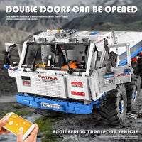 Thumbnail for Building Blocks Tech MOC 13144 APP Motorized Heavy Tow Truck Bricks Toy Construction Set Toys - 8