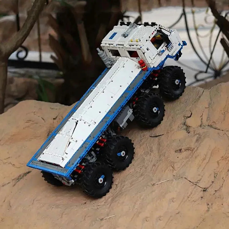 Building Blocks Tech MOC 13144 APP Motorized Heavy Tow Truck Bricks Toy Construction Set Toys - 19