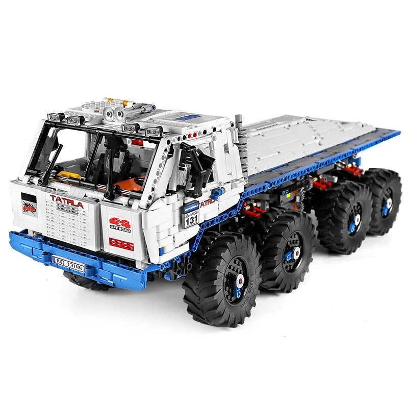 Building Blocks Tech MOC 13144 APP Motorized Heavy Tow Truck Bricks Toy - 1
