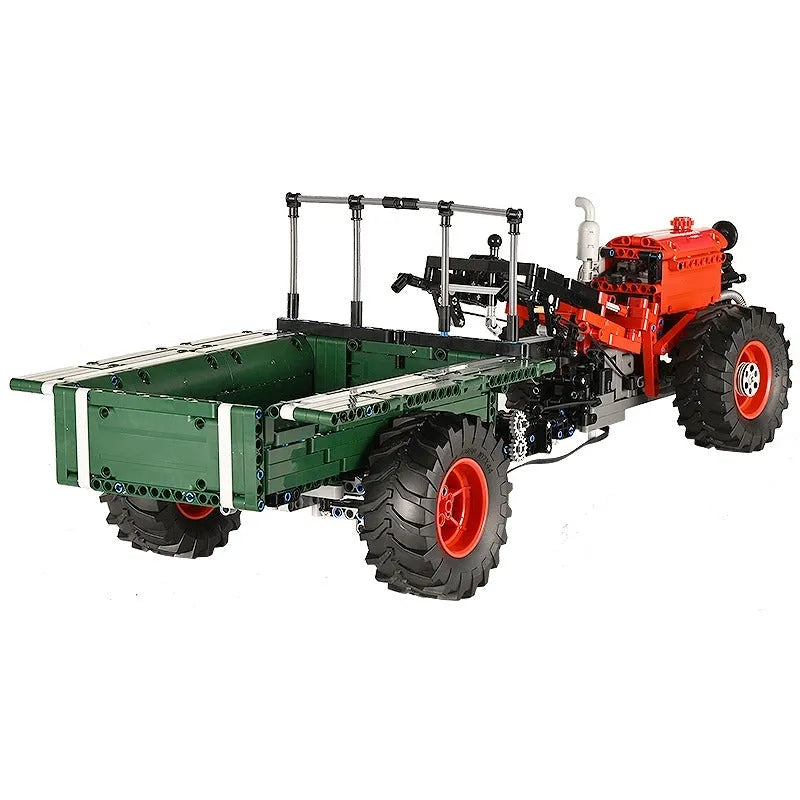 Building Blocks Tech MOC 17005 APP Motorized RC Farm Tractor Bricks Toy - 7