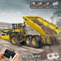Thumbnail for Building Blocks Tech MOC 17010 Motorized RC Custom Dump Truck Bricks Toys Construction Set Toys - 9