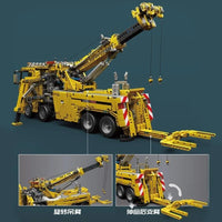Thumbnail for Building Blocks Tech MOC 17028 APP RC Fire Service Rescue Truck Bricks Toy - 6