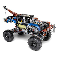 Thumbnail for Building Blocks Tech MOC 18006 APP RC Rebel Tow Pickup Truck Bricks Toy - 9