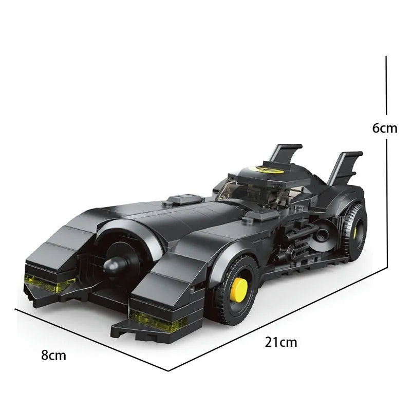 Building Blocks Tech MOC 27018 Mini Bat Sports Racing Car Kids Bricks Toys - 3