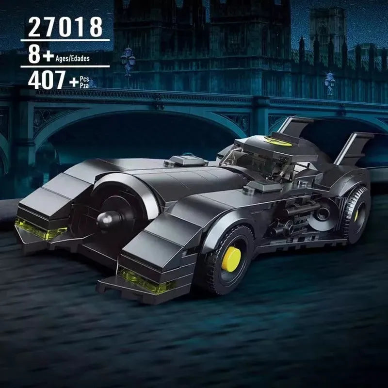 Building Blocks Tech MOC 27018 Mini Bat Sports Racing Car Kids Bricks Toys - 2