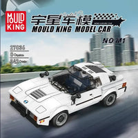 Thumbnail for Building Blocks Tech MOC 27036 Mini M1 Classic Sports Car Bricks Toy - 1