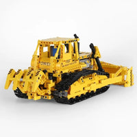 Thumbnail for Building Blocks Tech MOC APP Bulldozer RC Caterpillar D8K Bricks Toy 17024 Construction Set Toys - 11
