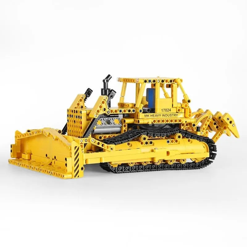Building Blocks Tech MOC APP Bulldozer RC Caterpillar D8K Bricks Toy 17024 - 12