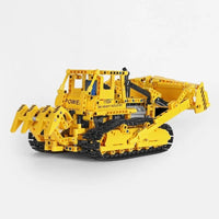 Thumbnail for Building Blocks Tech MOC APP Bulldozer RC Caterpillar D8K Bricks Toy 17024 Construction Set Toys - 14