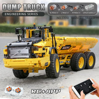 Thumbnail for Building Blocks Tech MOC APP Motorized RC Custom Dump Truck Bricks Toy 17010 - 2