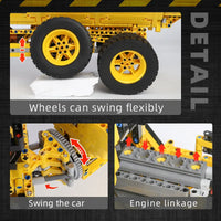 Thumbnail for Building Blocks Tech MOC APP Motorized RC Custom Dump Truck Bricks Toy 17010 - 9