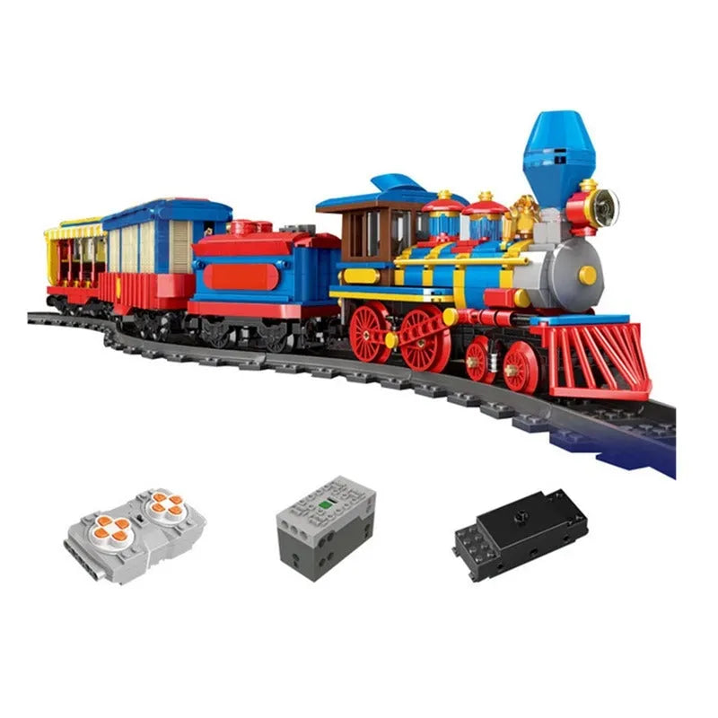 Building Blocks Tech MOC APP Motorized RC Dream Train Bricks Toy 12004 Construction Set Toys - 2