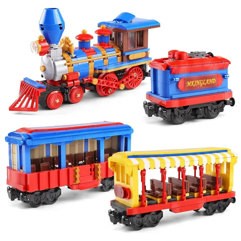 Building Blocks Tech MOC APP Motorized RC Dream Train Bricks Toy 12004 - 3