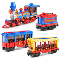 Thumbnail for Building Blocks Tech MOC APP Motorized RC Dream Train Bricks Toy 12004 Construction Set Toys - 3