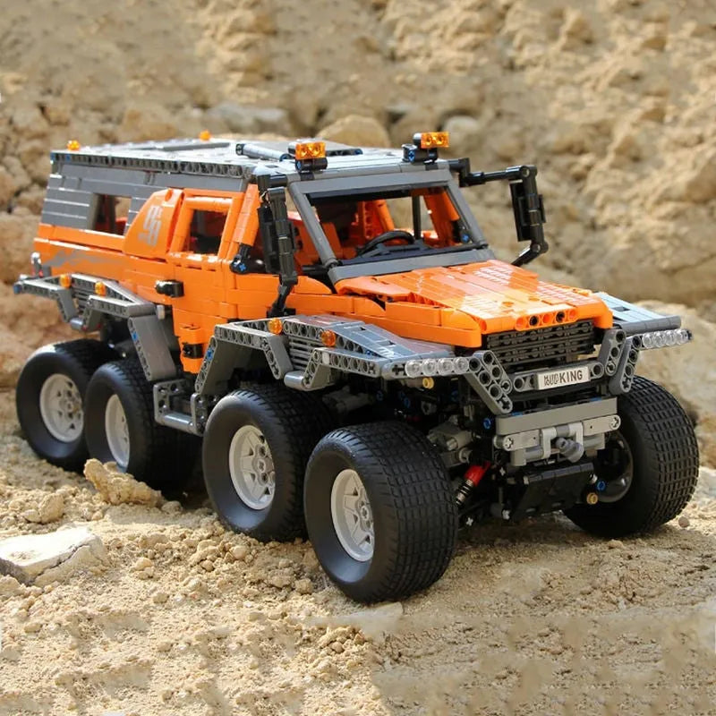 Building Blocks Tech MOC APP Motorized Siberian Off-Road Truck Bricks Toys Construction Set Toys - 13